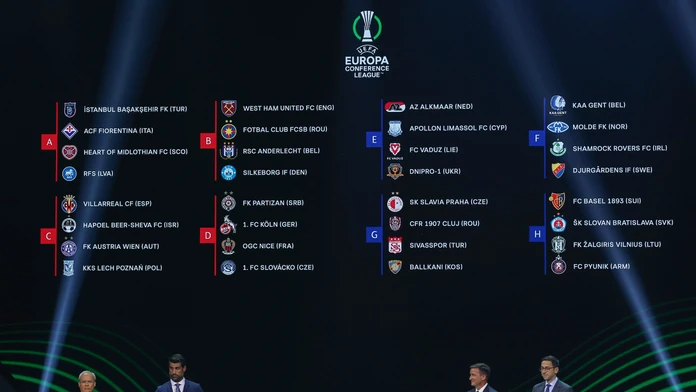 Slovan spoznal súperov v skupinovej fáze Európskej konferenčnej ligy