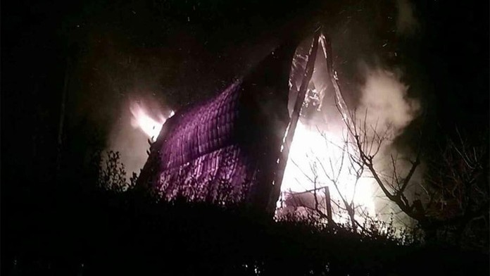 Požiar v Partizánskom.