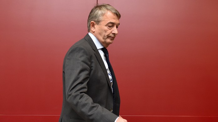 Prezident Nemeckého futbalového zväzu Wolfgang Niersbach.
