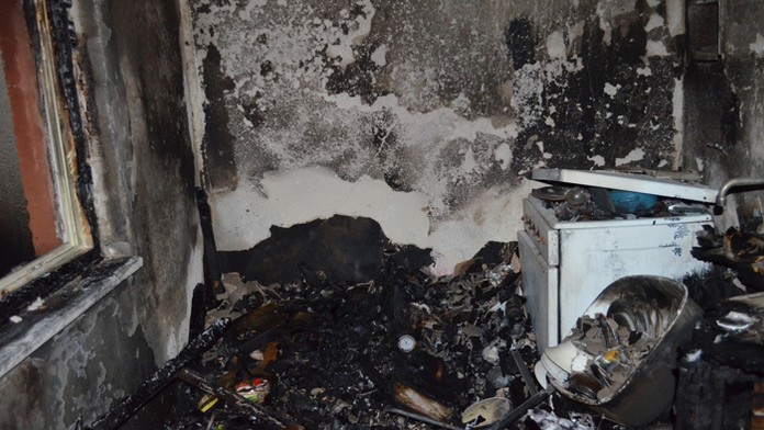 Požiar v Dúbravke.