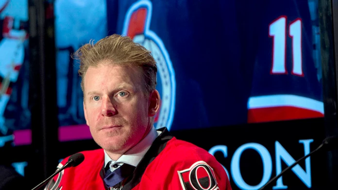Bývalý kapitán Ottawy Senators Daniel Alfredsson.