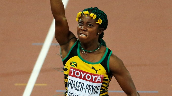 Jamajská reprezentantka v behu na 100 m Shelly-Ann Fraser-Pryceová.
