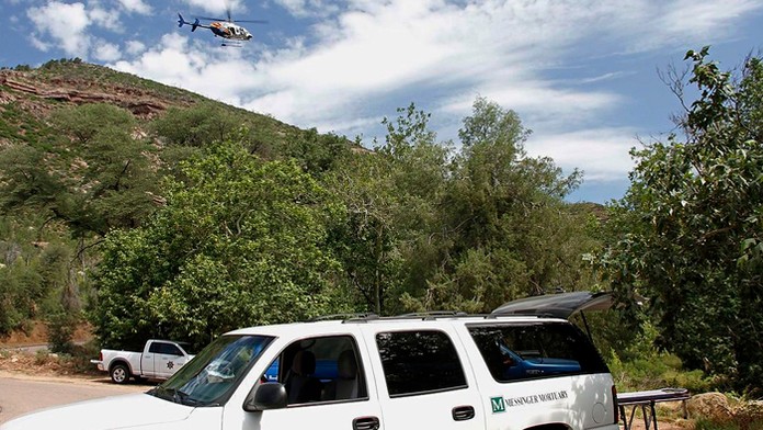 Náhla povodeň v Arizone.