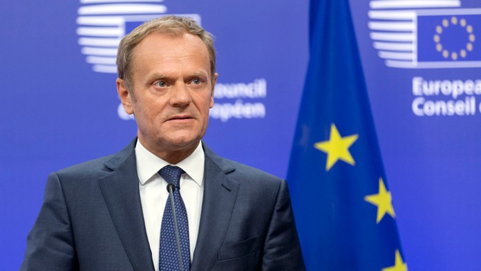 Predseda Európskej rady Donald Tusk.