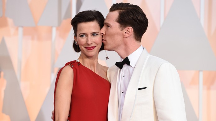 Sophie Hunterová a Benedict Cumberbatch na Oscaroch.
