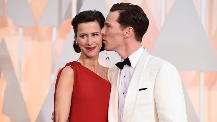 Sophie Hunterová a Benedict Cumberbatch na Oscaroch.