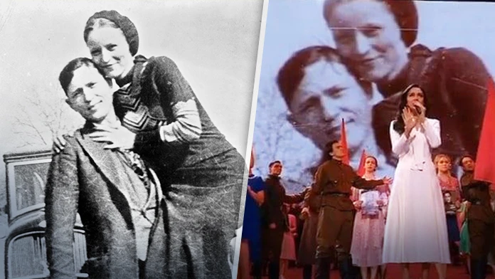 VIDEO: Úsmevný omyl ruskej televízie. Na oslavy Dňa víťazstva „zablúdili“ aj legendárni zločinci Bonnie a Clyde