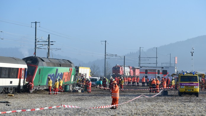 Nehoda vlakov neďaleko Zürichu