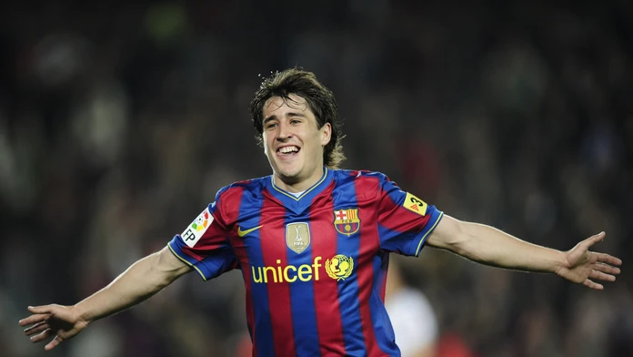Bojan Krkič na archívnej snímke v drese Barcelony.