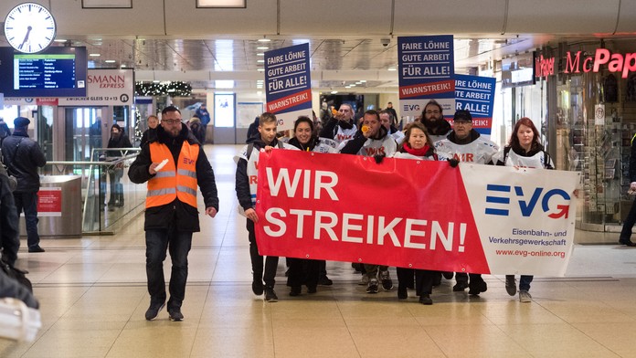 Štrajk nemeckých železničiarov