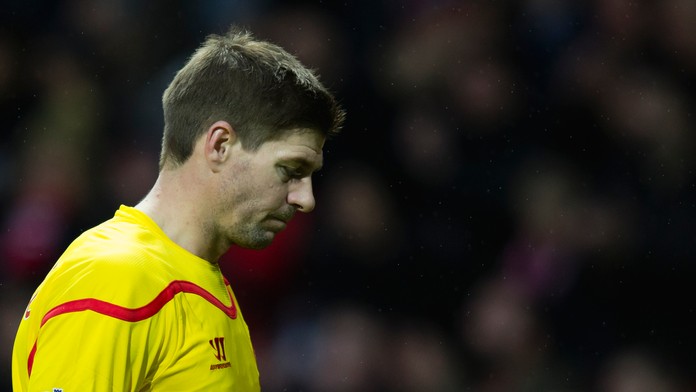 Hráč Liverpoolu Steven Gerrard