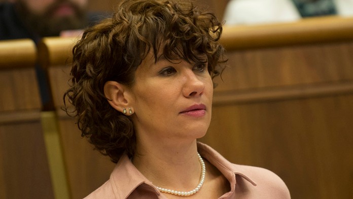 Podpredsedníčka parlamentu Lucia Ďuriš Nicholsonová. 