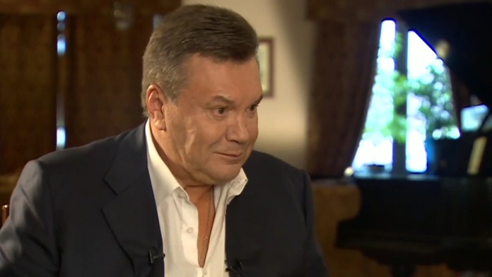 Viktor Janukovyč počas rozhovoru pre BBC