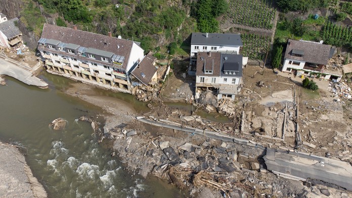 Katastrofálne povodne v Nemecku