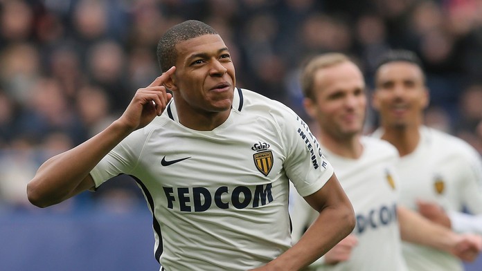 Kylian Mbappé z Monaca.