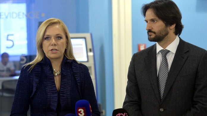 Robert Kaliňák a Denisa Saková