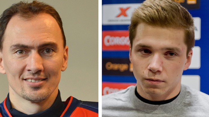 Najstarší a najmladší slovenský hokejista - Miroslav Šatan a Martin Réway.