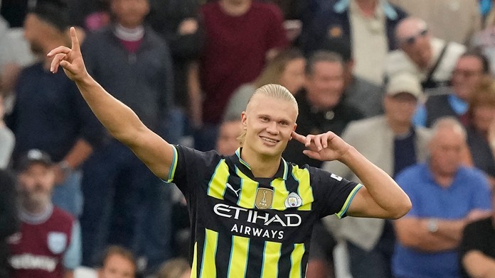 Haaland hetrikom zariadil triumf Manchestru City. Everton stratil vyhratý duel po nevídanej otočke