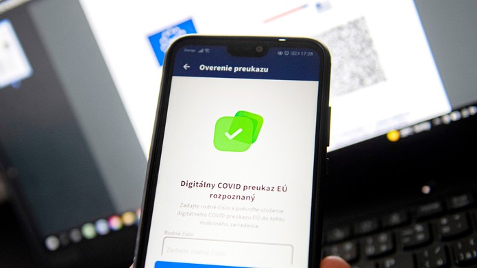 Digitálny covidpas.