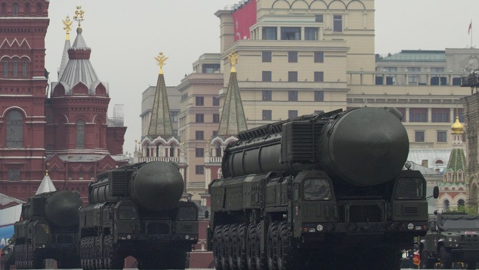 Ruské jadrové rakety Topoľ-M.