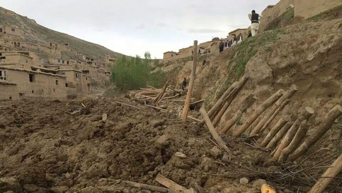 Zosuv pôdy v Afganistane