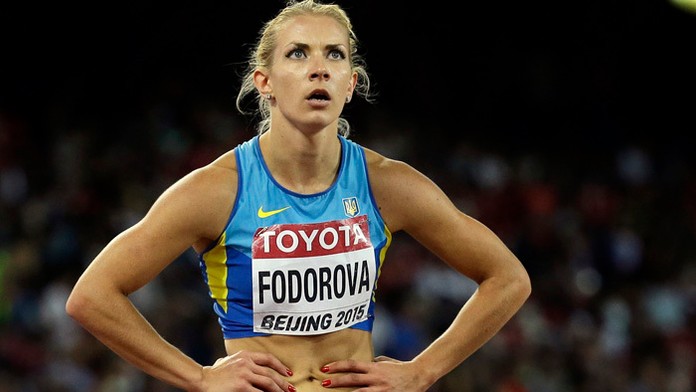 Na archívnej snímke ukrajinská päťbojárka Anastasia Mochňuková.