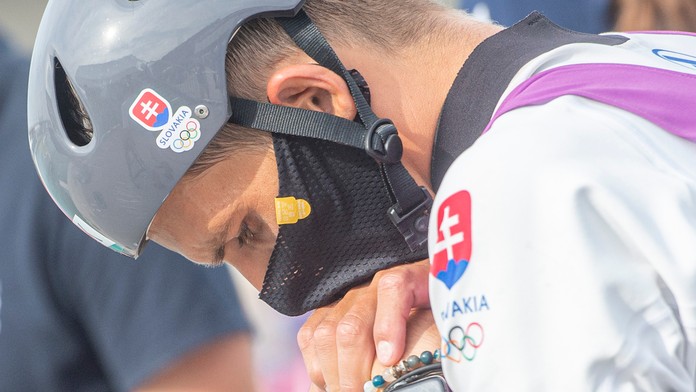 Matej Beňuš na olympiáde.