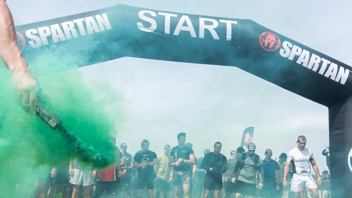 Snímka z podujatia Spartan race 2024 v areáli Vojenského technického a skúšobného ústavu (VTSÚ).