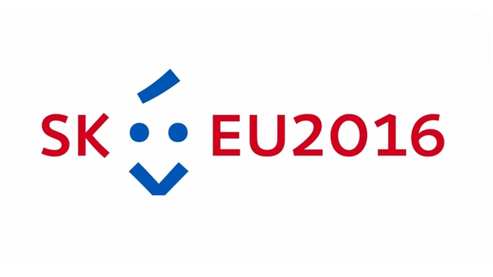 Logo slovenského predsedníctva.