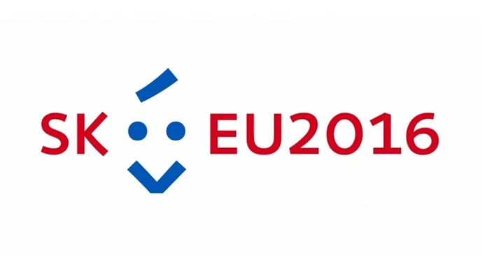 Logo slovenského predsedníctva.