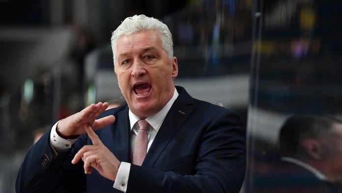 Tréner českej hokejovej reprezentácie Miloš Říha.