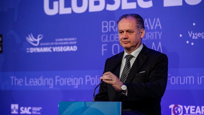 Kiska na GLOBSECu.