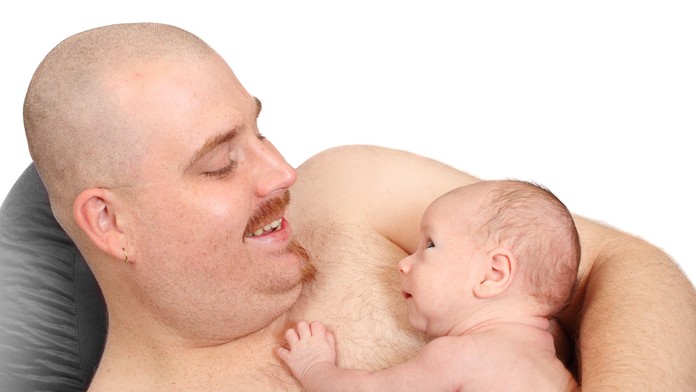 Otec a dieťa - ilustračná snímka