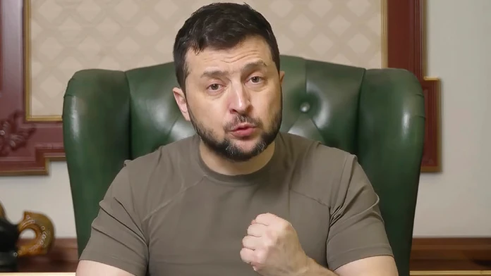 Ukrajinský prezident Volodymyr Zelenskyj.