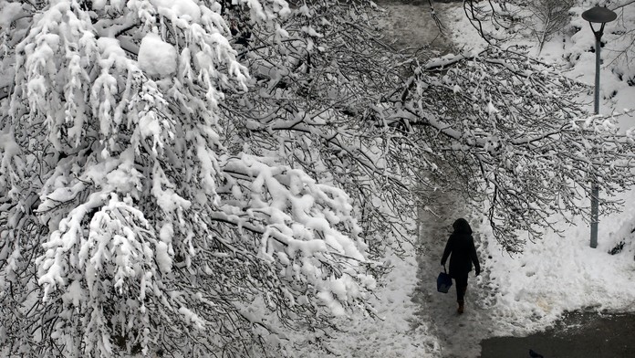 Mrazivé počasie v Srbsku