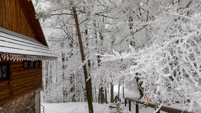 Rozprávková zimná príroda pri Zochovej chate.