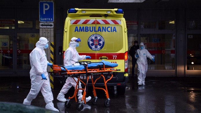 Urgentný príjem v nemocnici v Ružinove.