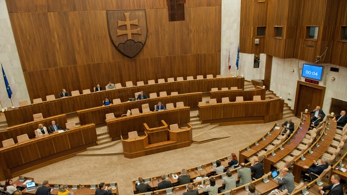 Na snímke pohľad do rokovacej sály 