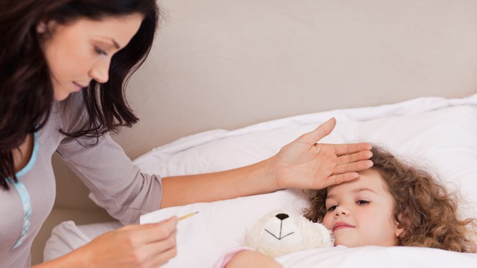 Matka s chorým dieťaťom