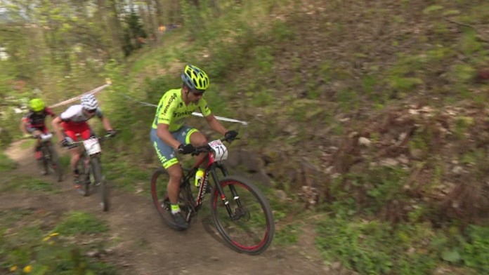 Peter Sagan na pretekoch v Tepliciach.