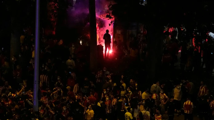 Oslavy titulu v Madride.