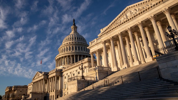 Budova amerického Senátu.