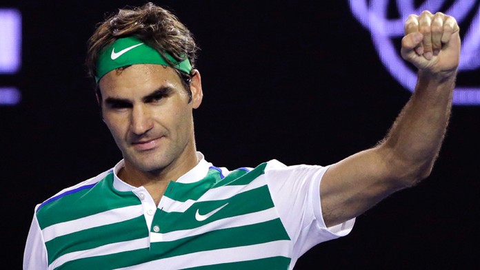 Švajčiarsky tenista Roger Federer na Australian Open.