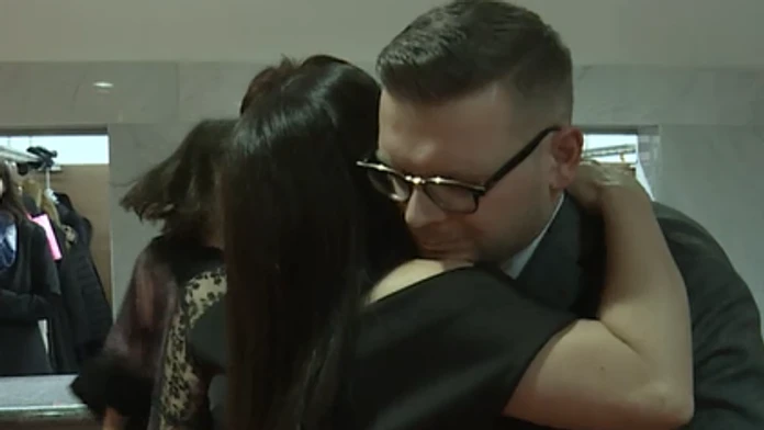 Boris Pršo sa zvítal s kamarátkou Kristínou Kövešovou.