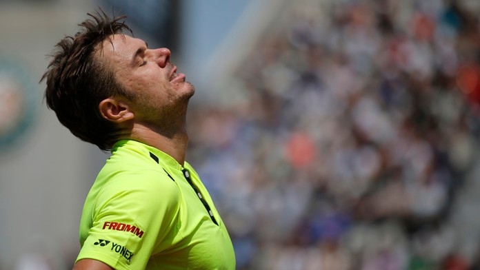 Švajčiarsky tenista Stan Wawrinka na Roland Garros.