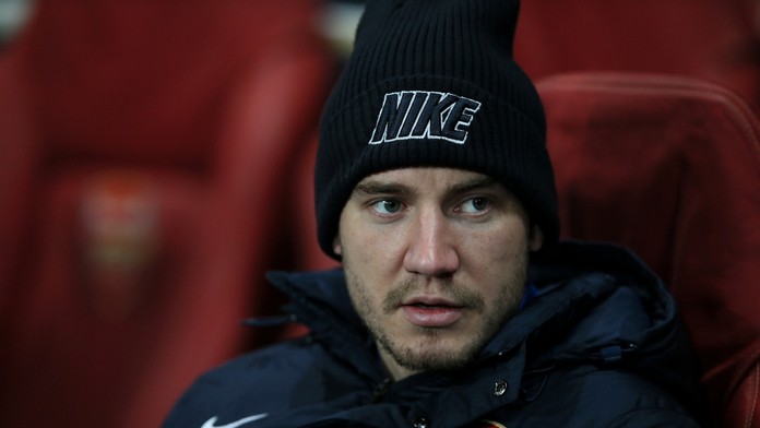Futbalista Arsenalu Londýn Nicklas Bendtner.