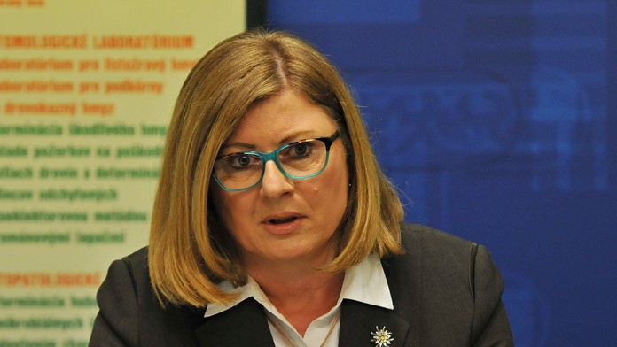 Ministerka pôdohospodárstva Gabriela Matečná.