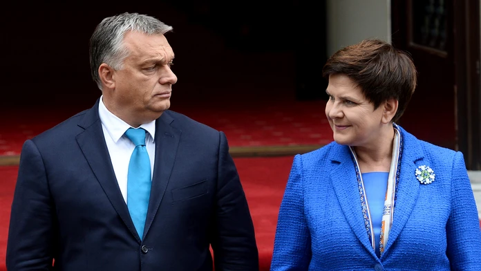 Viktor Orbán a poľská premiérka Beata Szydlo.