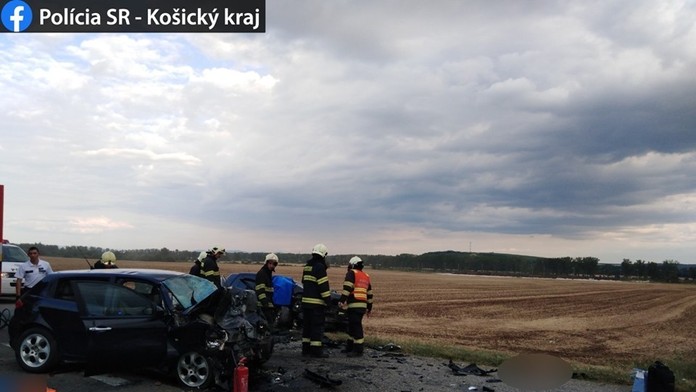 Nehoda v Turni nad Bodvou.