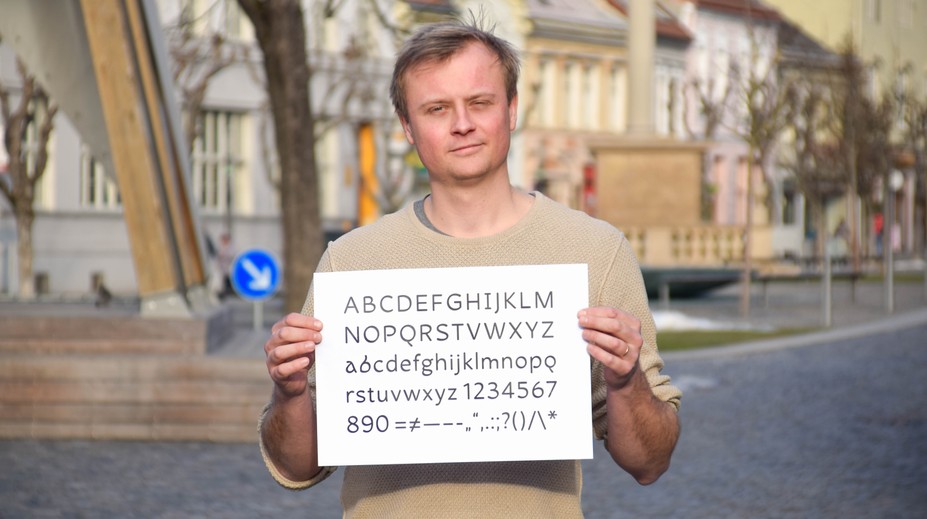 Mali ho za lajdáka, neskôr mu zistili dyslexiu. Martin teraz vymyslel špeciálne písmo